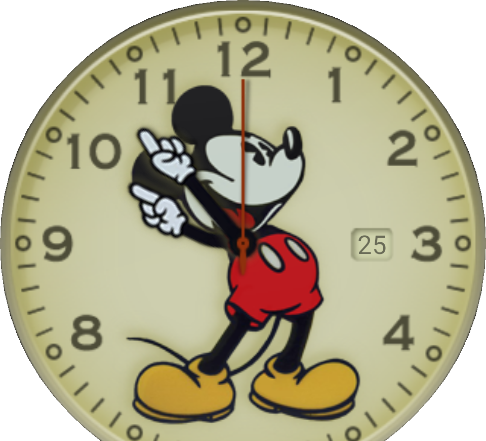 Results For Mickey Mouse - Mickey Watch Face (960x870), Png Download