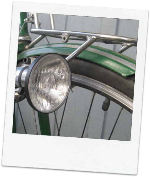 Did You Have A Dynamo Light On Your Bicycle When You - Antique Car (515x604), Png Download