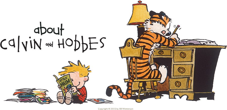 Using Characters From Star Wars - Calvin And Hobbes Write (964x453), Png Download