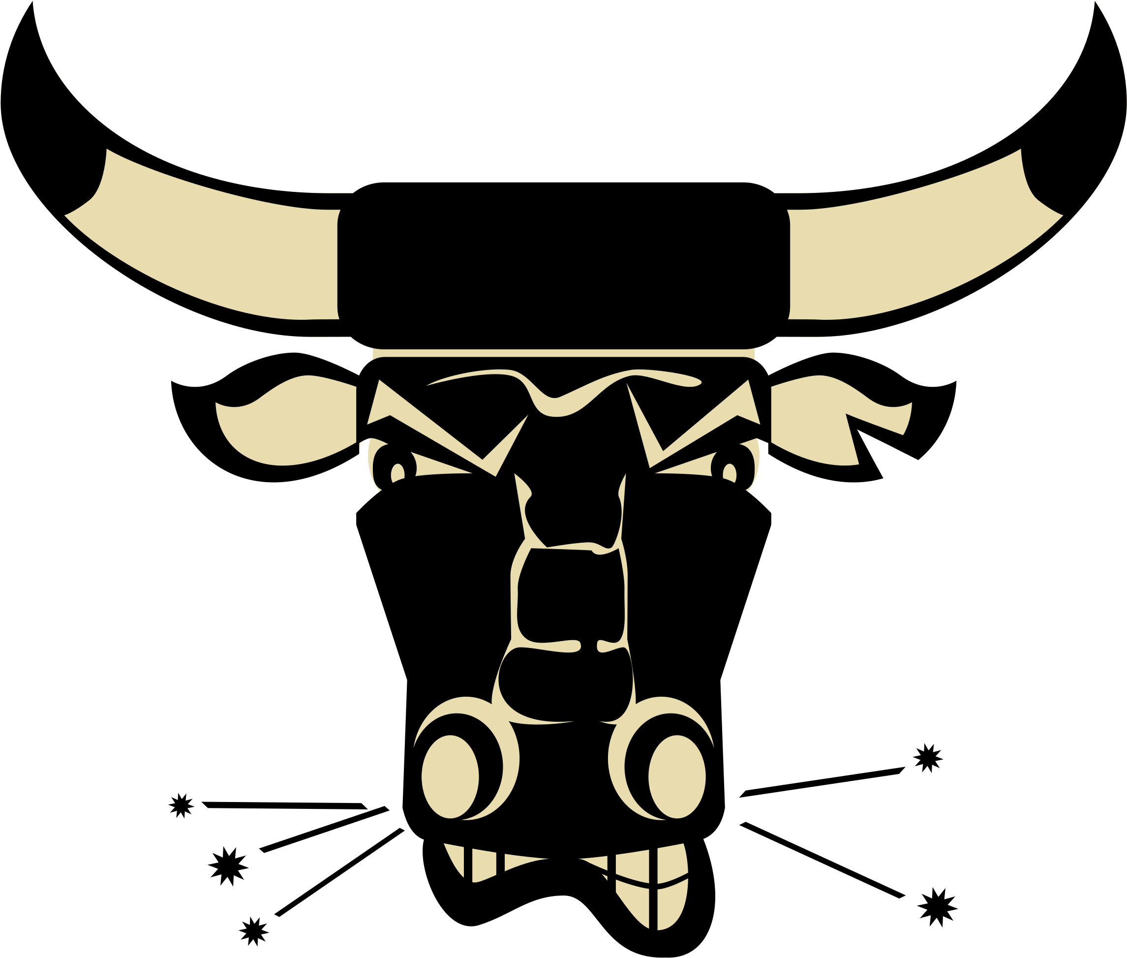 Bull - Clip Art (2400x1976), Png Download