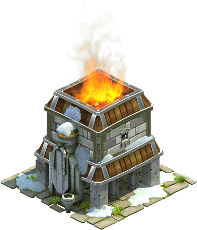Temple Of The Frozen Flame - House (633x561), Png Download