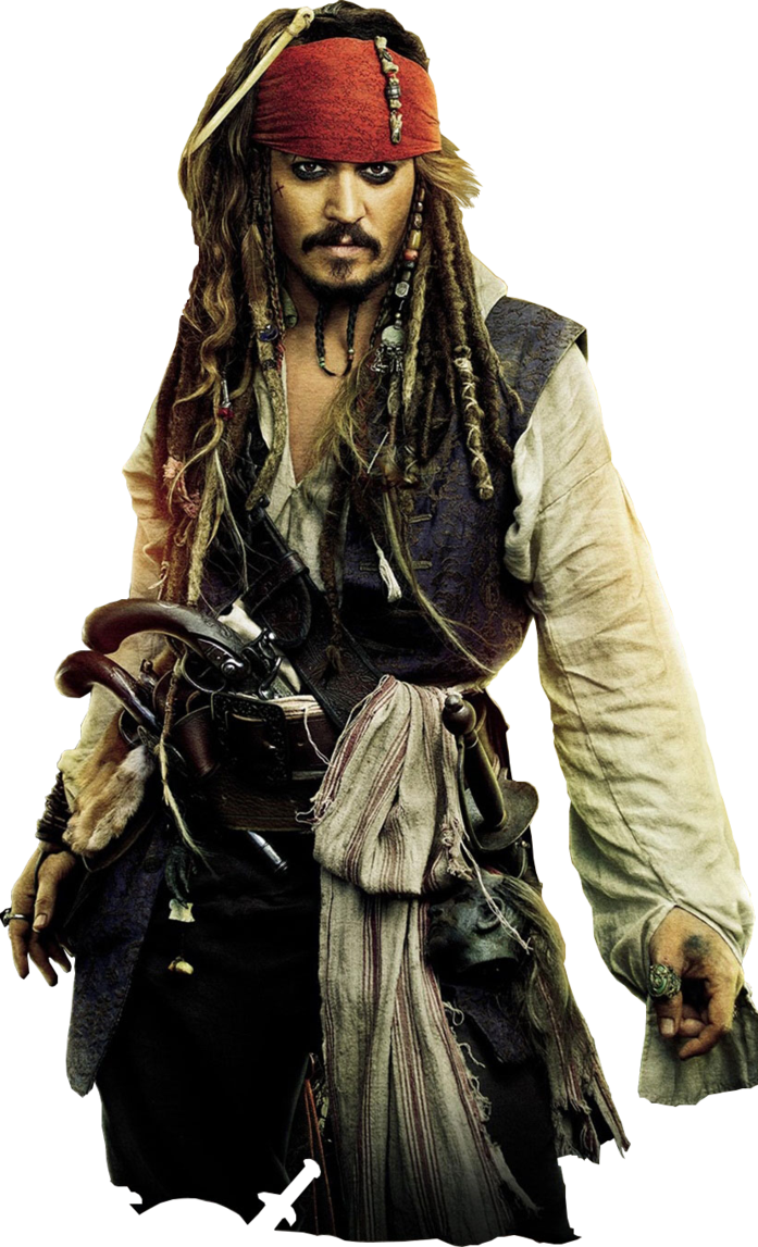 Pirates Of The Caribbean Png Photos - Lego Pirates Of The Caribbean Minifig Captain Jack (697x1147), Png Download