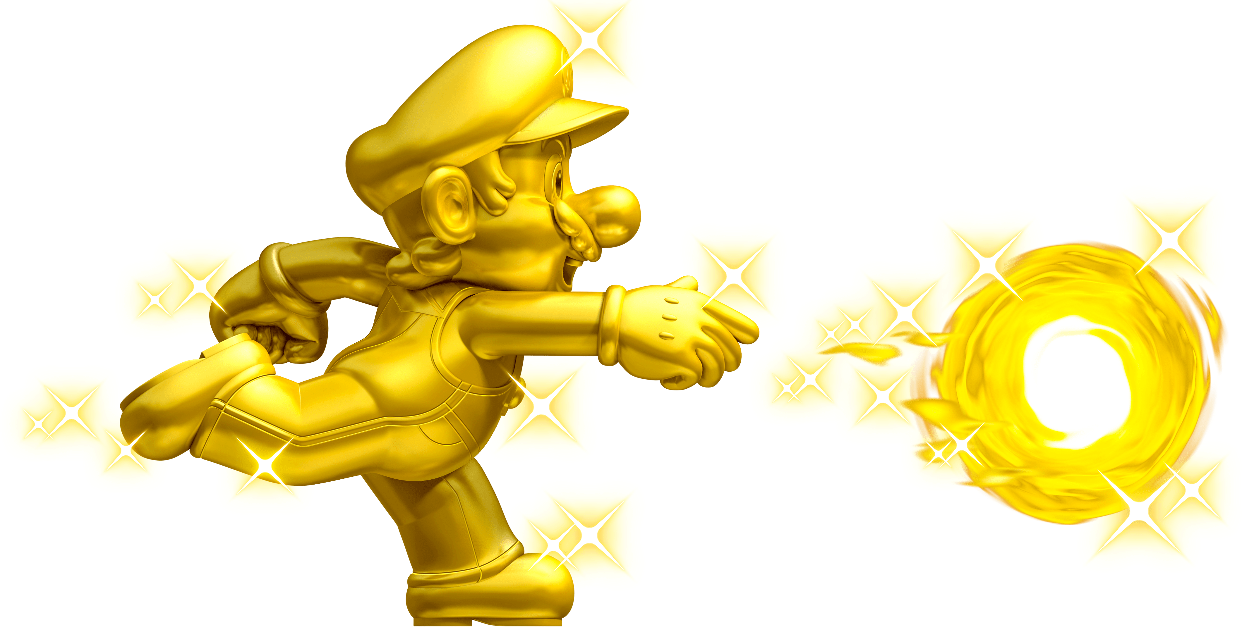 Coin Rush Mode Will Have Gamers Play Three Random Courses - New Super Mario Bros 2 Gold Mario (1600x933), Png Download