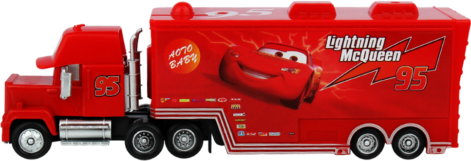 Au Pixar Cars 2 No - Trailer Truck (1000x1000), Png Download
