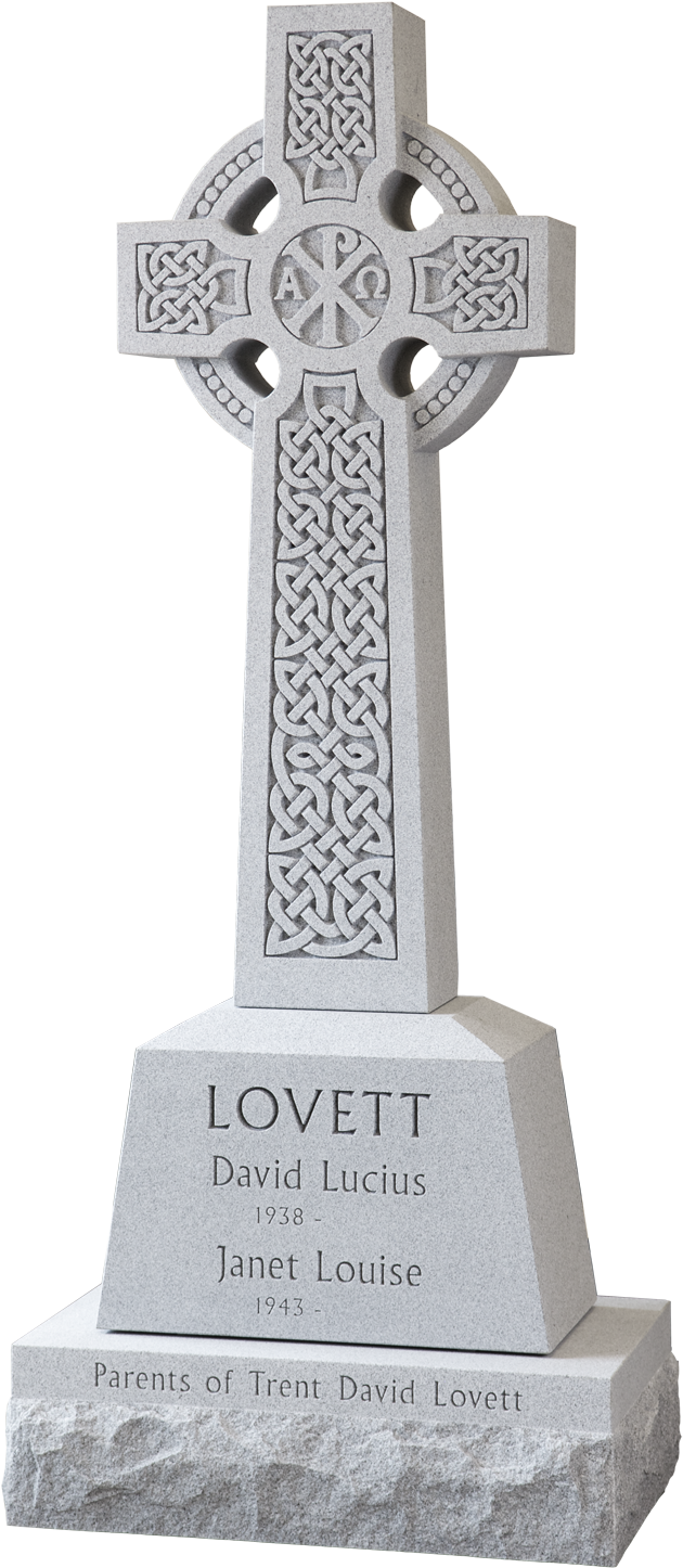 Lovett Cross - Grave Stone Cross Png (1000x1500), Png Download