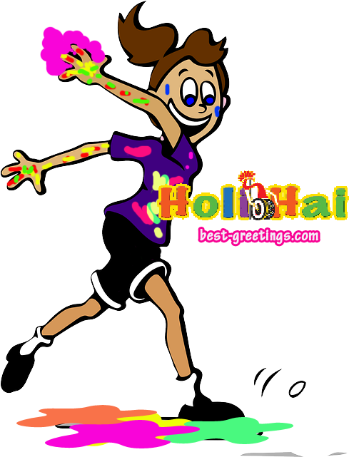 Happy Holi Wishes - Risk Factors Of Sprain (500x640), Png Download