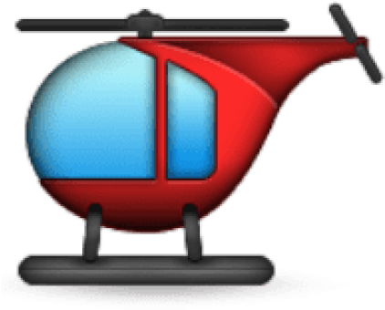 Free Png Ios Emoji Helicopter Png Images Transparent - Helicopter Emoji (480x502), Png Download
