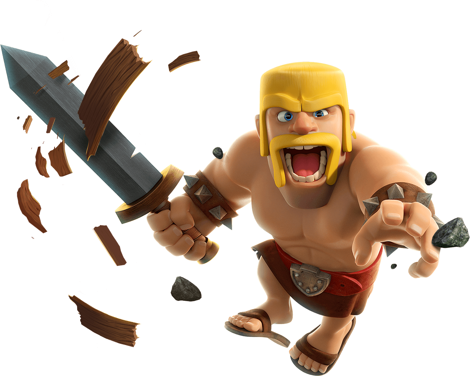 Clash Royale Logo Clash Royale Logo Clash Royale Logo - Barbarian In Clash Royale (2048x1280), Png Download