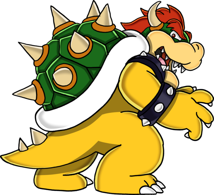At The Wedding Hall At The Moon Kingdom, Mario Will - Bowser Clip Art (750x683), Png Download