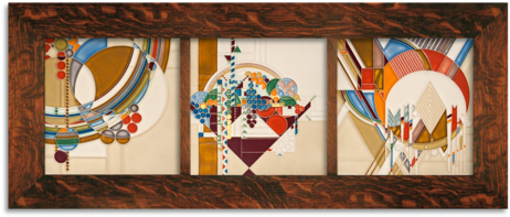 Frank Lloyd Wright Framed Set - Frank Lloyd Wright March Balloons Framed Tile - Parade (480x480), Png Download