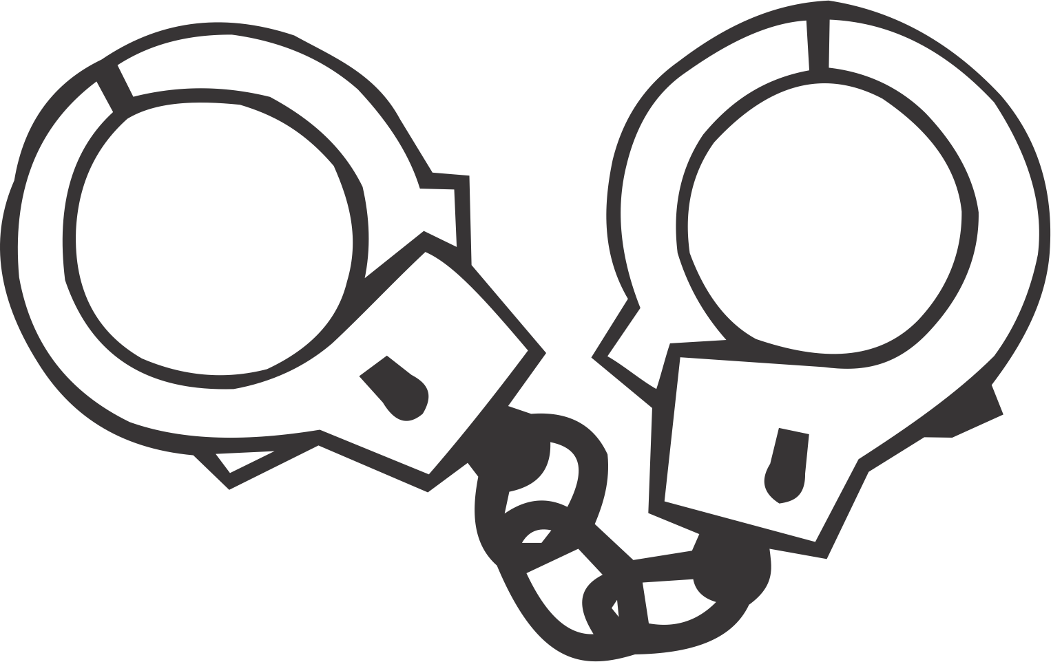 Handcuffs - Jacket (1526x962), Png Download