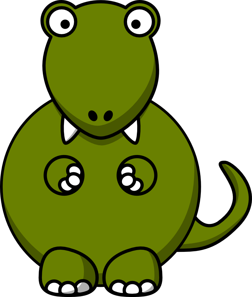 Dinosaur Clip Art (504x595), Png Download