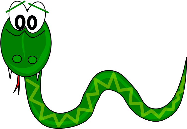 Rattlesnake Animation Download Cartoon - Serpent Clipart (494x340), Png Download