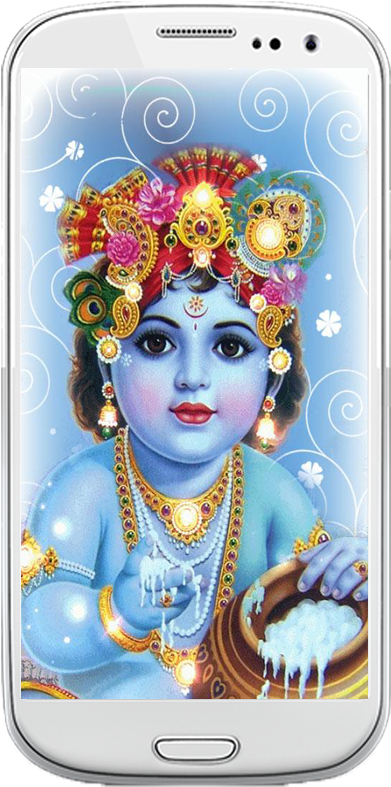 God Wallpaper Krishna - Lord Krishna Live Wallpapers Hd (480x800), Png Download