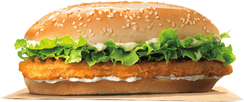 Bk Original Chicken Sandwich - Burger King Long Chicken Sandwich (500x540), Png Download