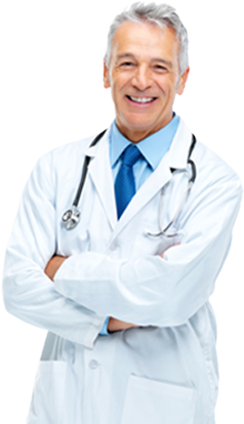 Doctor Smiling With Folded Arms - Ernesto Cardenas (275x477), Png Download