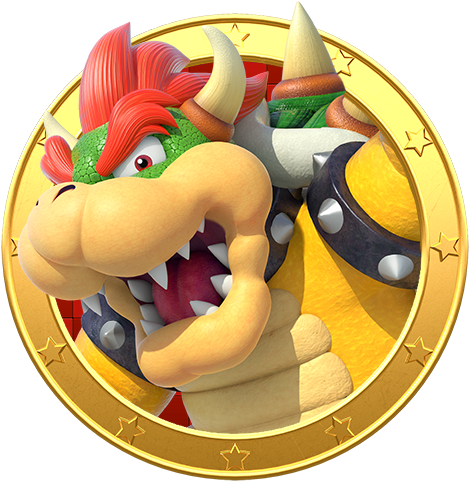Bowser - Mario Party 8 Bowser (500x500), Png Download