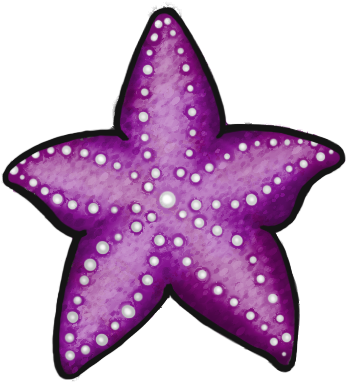 Фиолетовая морская звезда. Морская звезда. Морская звезда для детей. Морская звезда сиреневая.