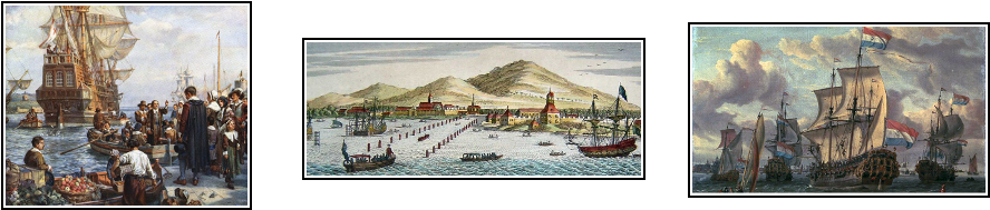 1602 Ad The Dutch East India Company Is Founded - Gicléedruk: Pilgrim Fathers Boarding The Mayflower, (893x268), Png Download