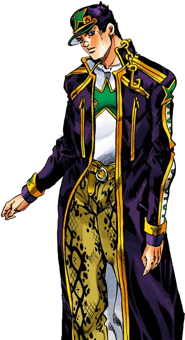 Jolyne Kujo And Giorno Giovanna (465x706), Png Download