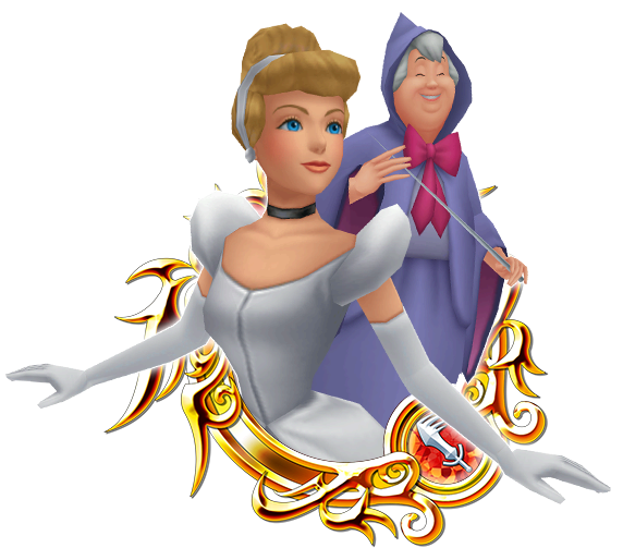 Sp Cinderella - Kingdom Hearts Unchained X Cinderella (572x503), Png Download