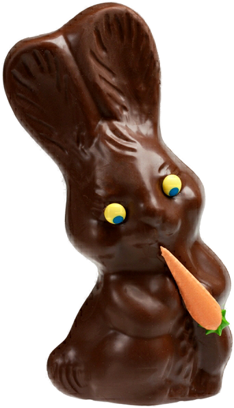 Easter Chocolate Bunny Png Clipart Free Download - Chocolate Easter Bunny Png (600x600), Png Download