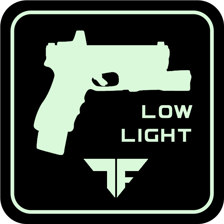 August Combat Pistol Low Light (1000x1000), Png Download