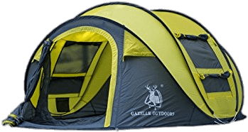 Gazelle Instant Pop Up Camping Tent Png - Tent (355x355), Png Download
