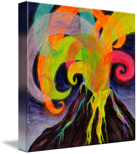 The Magical Volcano By Martha Hull - Natural Disasters Ks2 Art Activities (577x650), Png Download