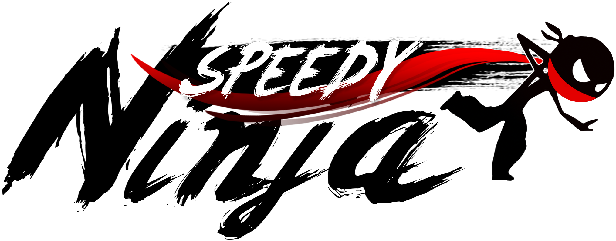 Speedy Ninja Logo Png (2132x895), Png Download