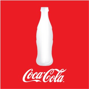 Coca Cola Emblem Drink Png Logo - Coca Cola Bottle Logo (400x400), Png Download