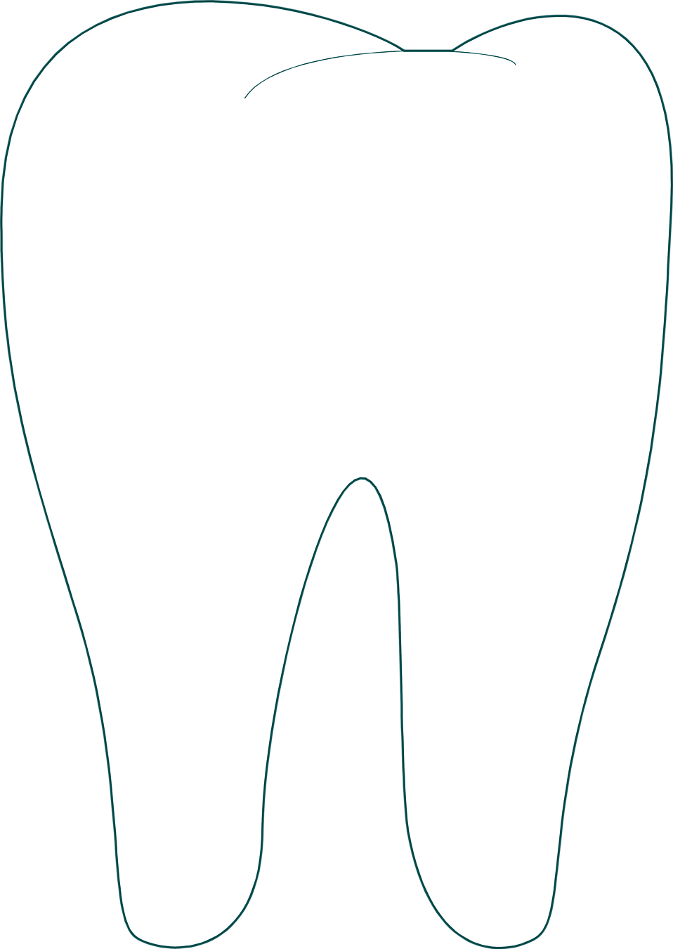 Collection Of Tooth High Beaver - White Tooth Clipart Transparent Background (958x1350), Png Download