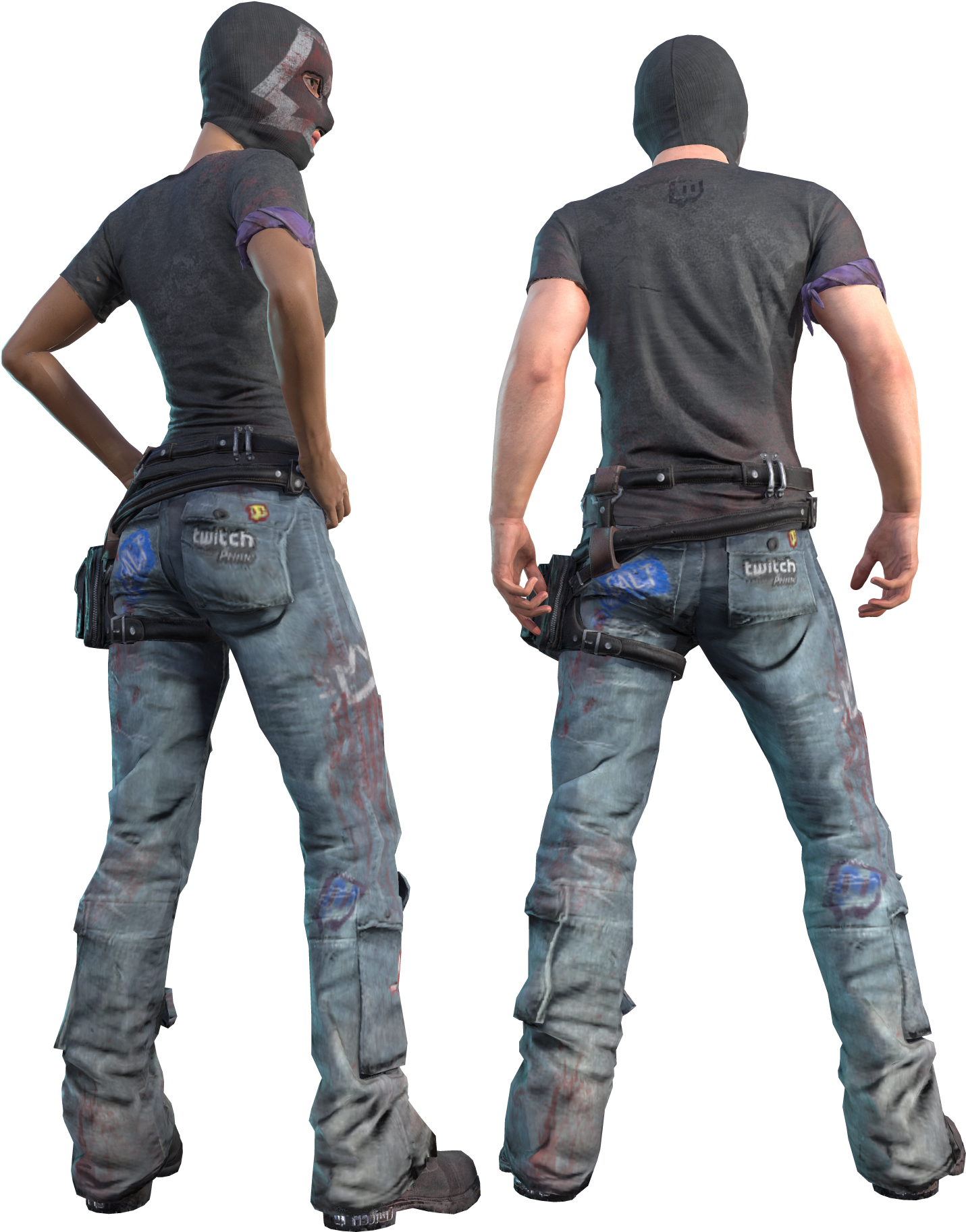 New Skins For Twitch Prime Members Coming To Playerunknown's - Twitch Prime Pants Pubg (2560x2048), Png Download