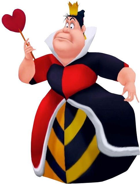 Image Of Kh Png Disney Wiki Fandom - Queen Of Hearts Kh (485x637), Png Download