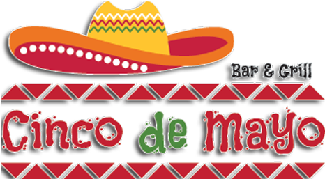 Cinco De Mayo Bar & Grill Logo (589x270), Png Download