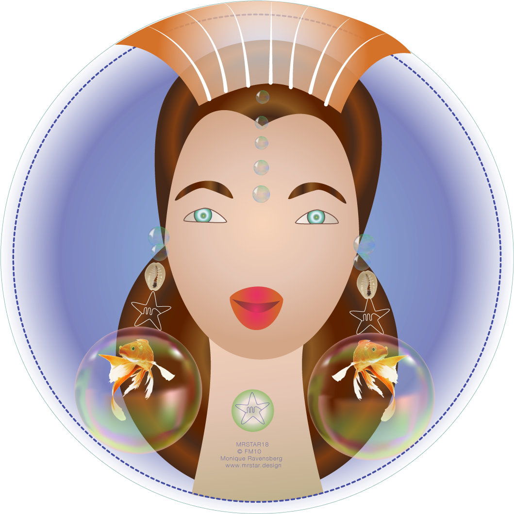 Illustration Of The Full Moon With The Face Of A Woman - Cartoon (1128x1152), Png Download