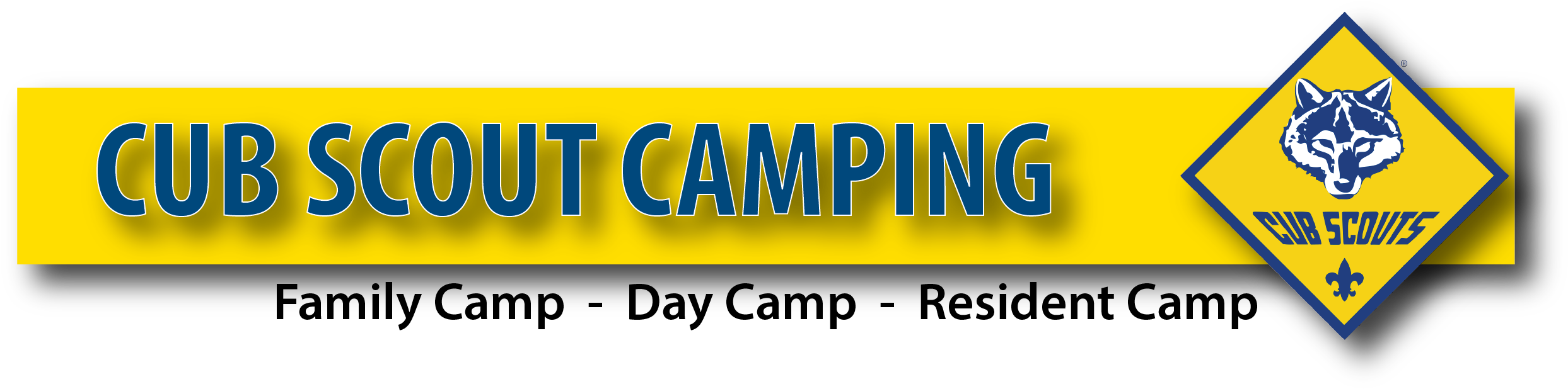 Cub Scout Camp (2500x646), Png Download