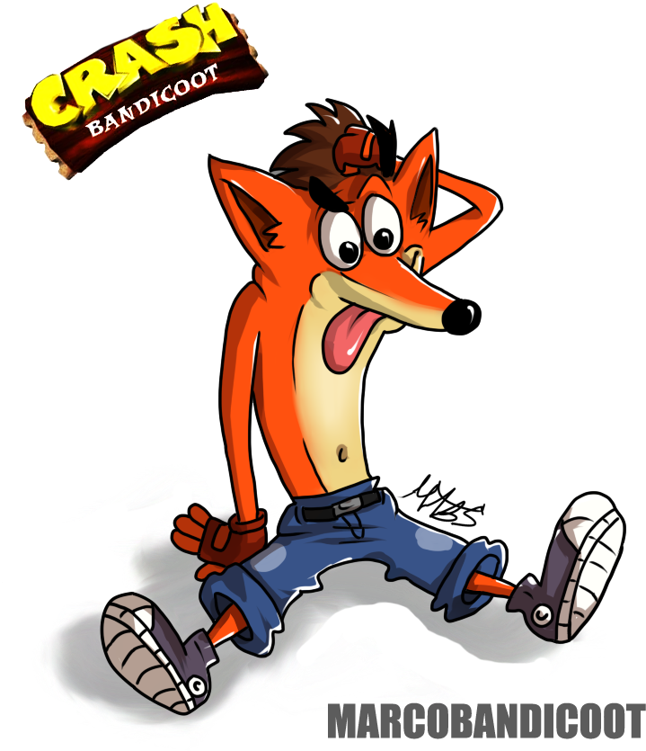 More Like Crash Bandicoot - Crash Bandicoot Vector Png (741x846), Png Download