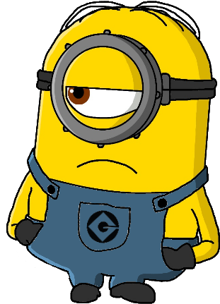 Stuart The Minion In Mycun The Movie - Dos Minion Em Png (319x455), Png Download