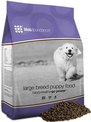 Life's Abundance Lg Breed Puppy Food 6.6 Lb. Bag (400x400), Png Download