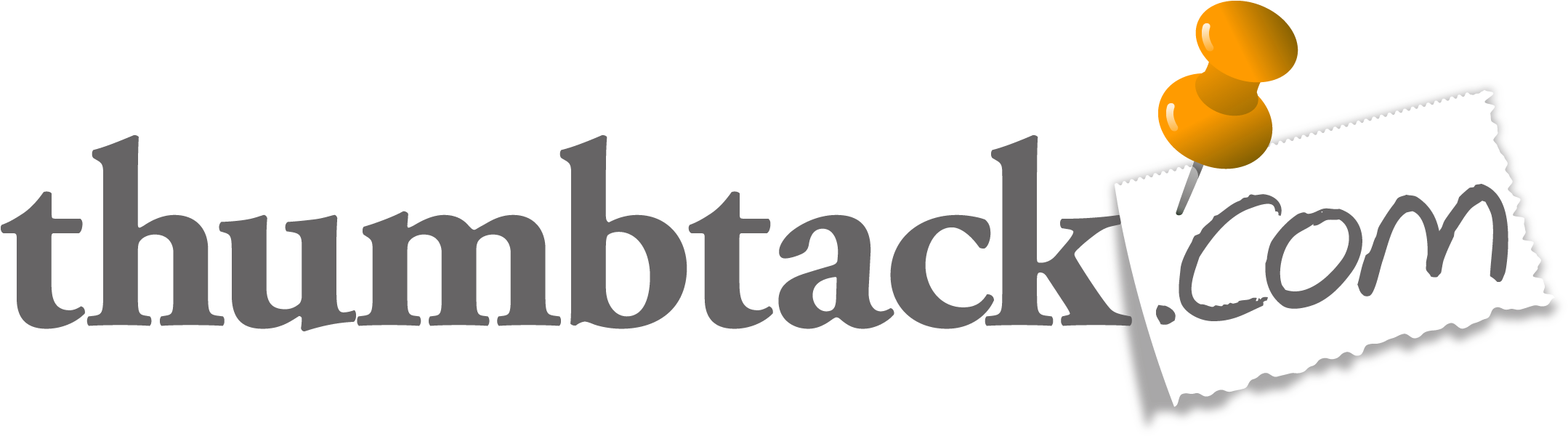 Thumbtack Logo - Thumbtack (2188x680), Png Download