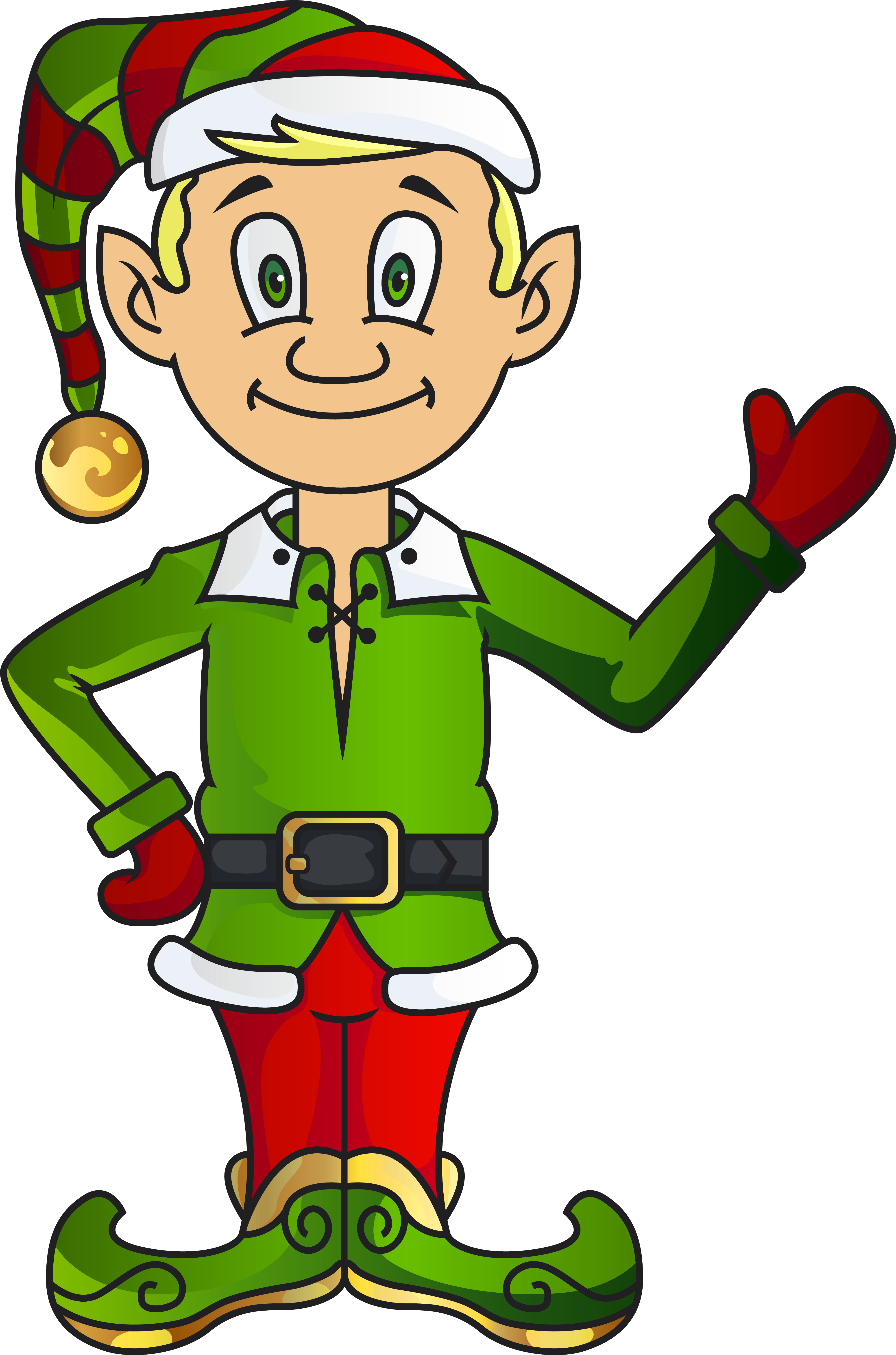 Elf Clipart Transparent Background - Clip Art (4257x6437), Png Download