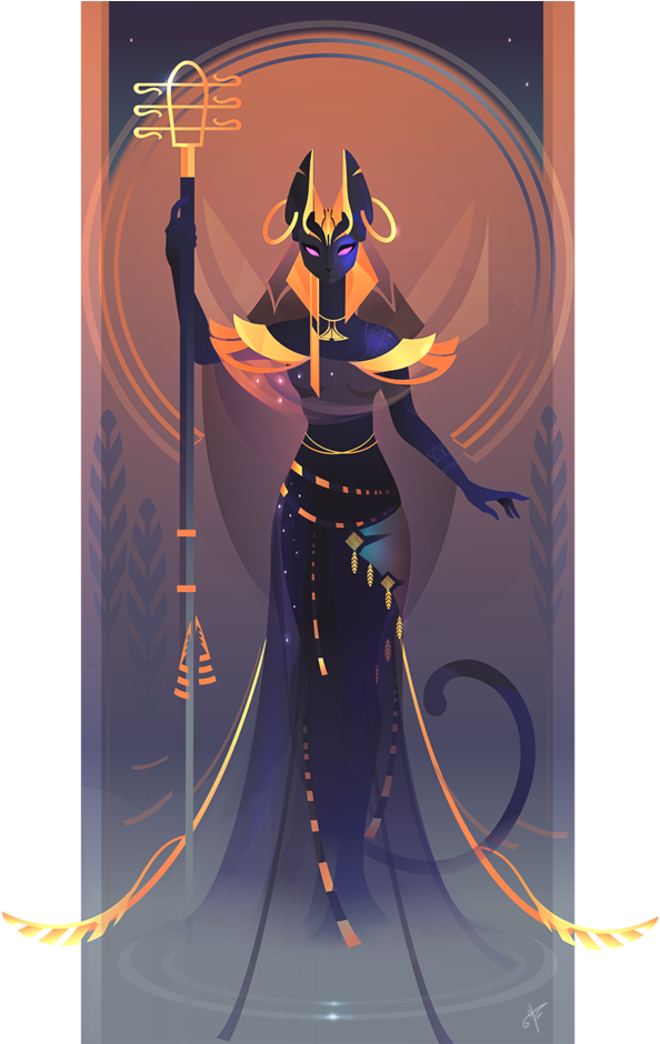 Bastet - Ancient Egyptian Deities - Free Transparent PNG Download - PNGkey