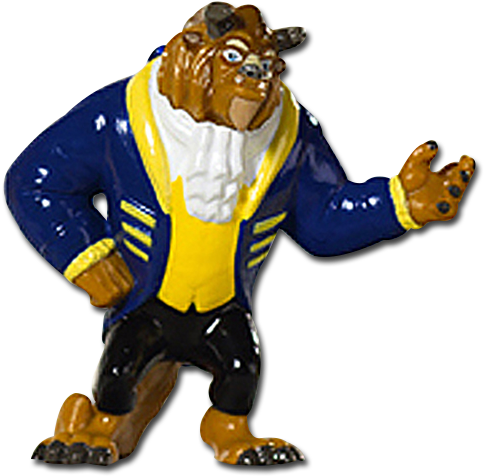 Belle Beast Pvc Dancing (500x500), Png Download
