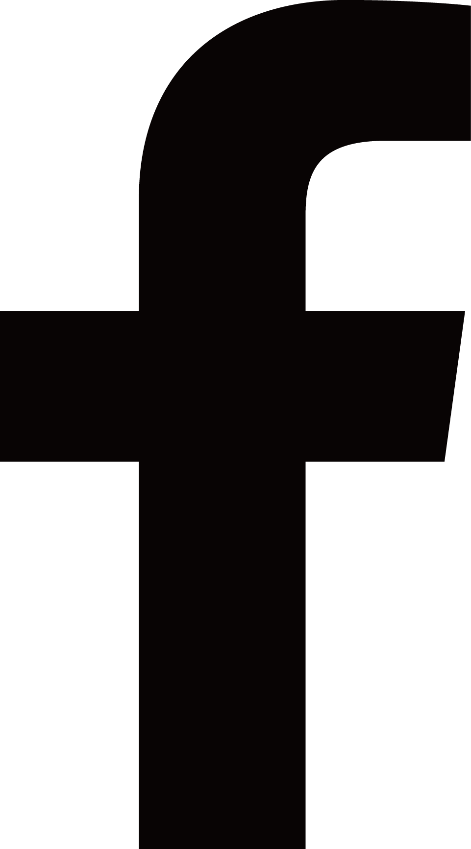 Transparent Background Black Facebook Icon Clipart - Facebook Logo Icon Svg (510x980), Png Download