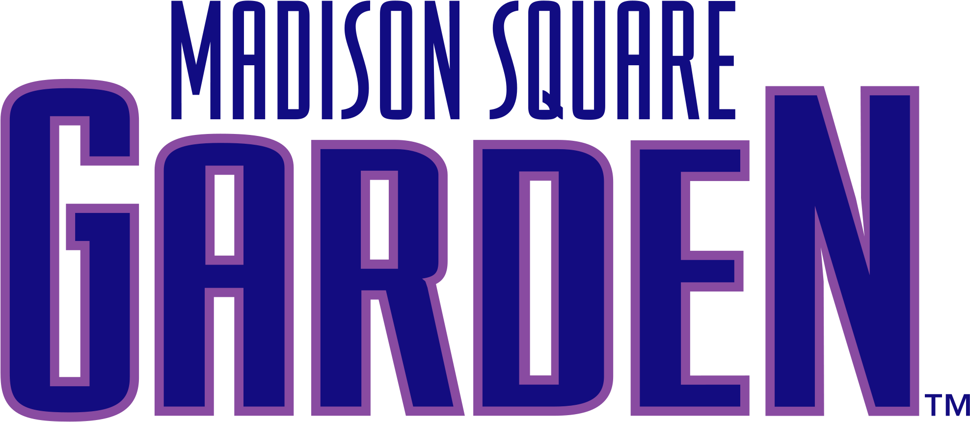 Open - Madison Square Garden Logo .png (2000x876), Png Download