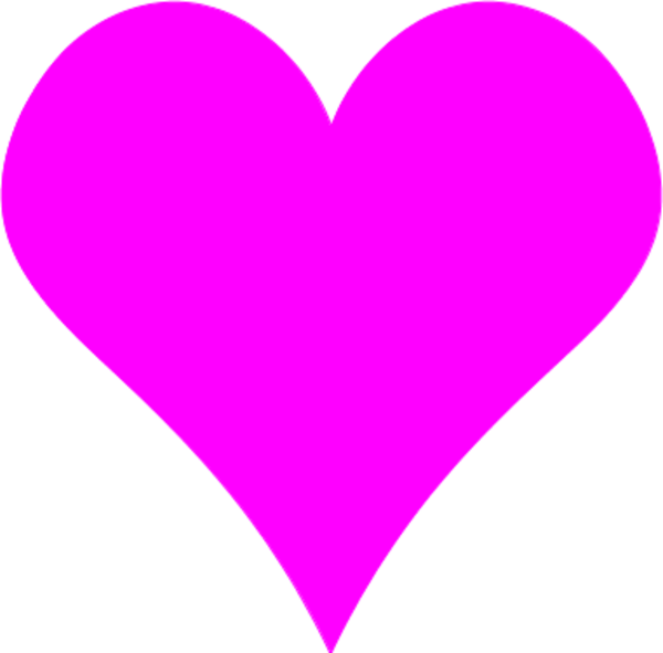 Heart-shaped Clipart Large Heart - Pink Heart Shape Vector - Free ...