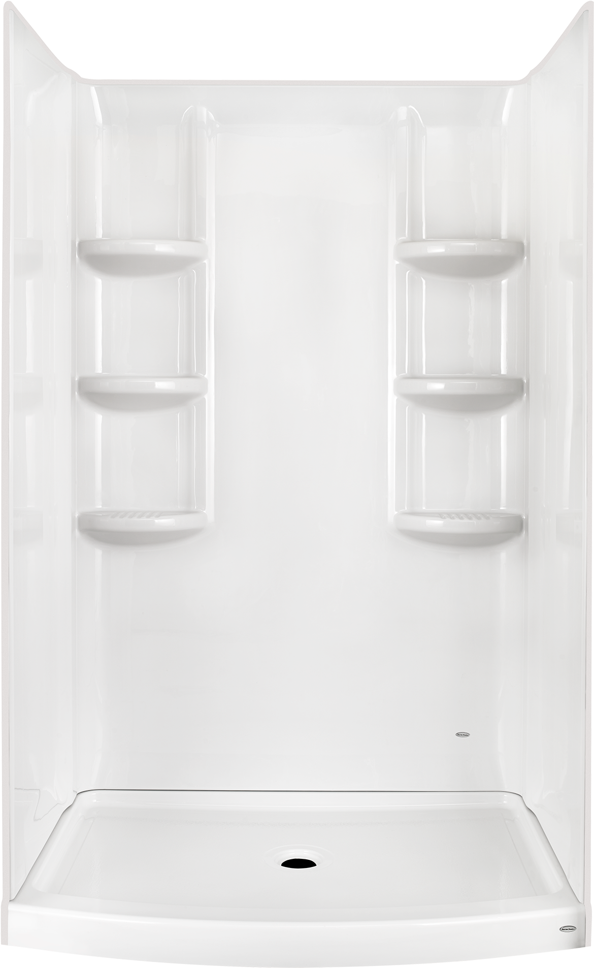 Download Ovation Curved 48 Inch 3 Piece Shower Wall 3 Piece Shower