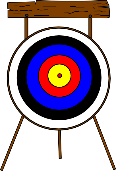 Small - Archery Cartoon Png (408x600), Png Download