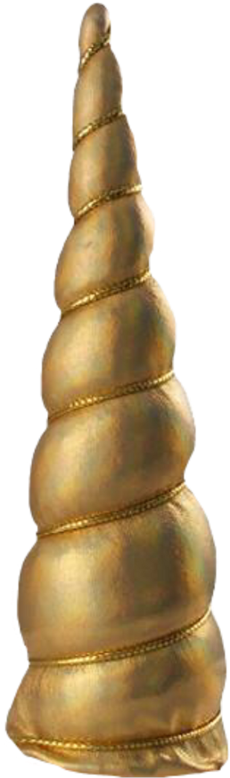 Download Freetoedit Unicornhorn Gold Unicorn Horn - Unicorn Horn PNG Image  with No Background 